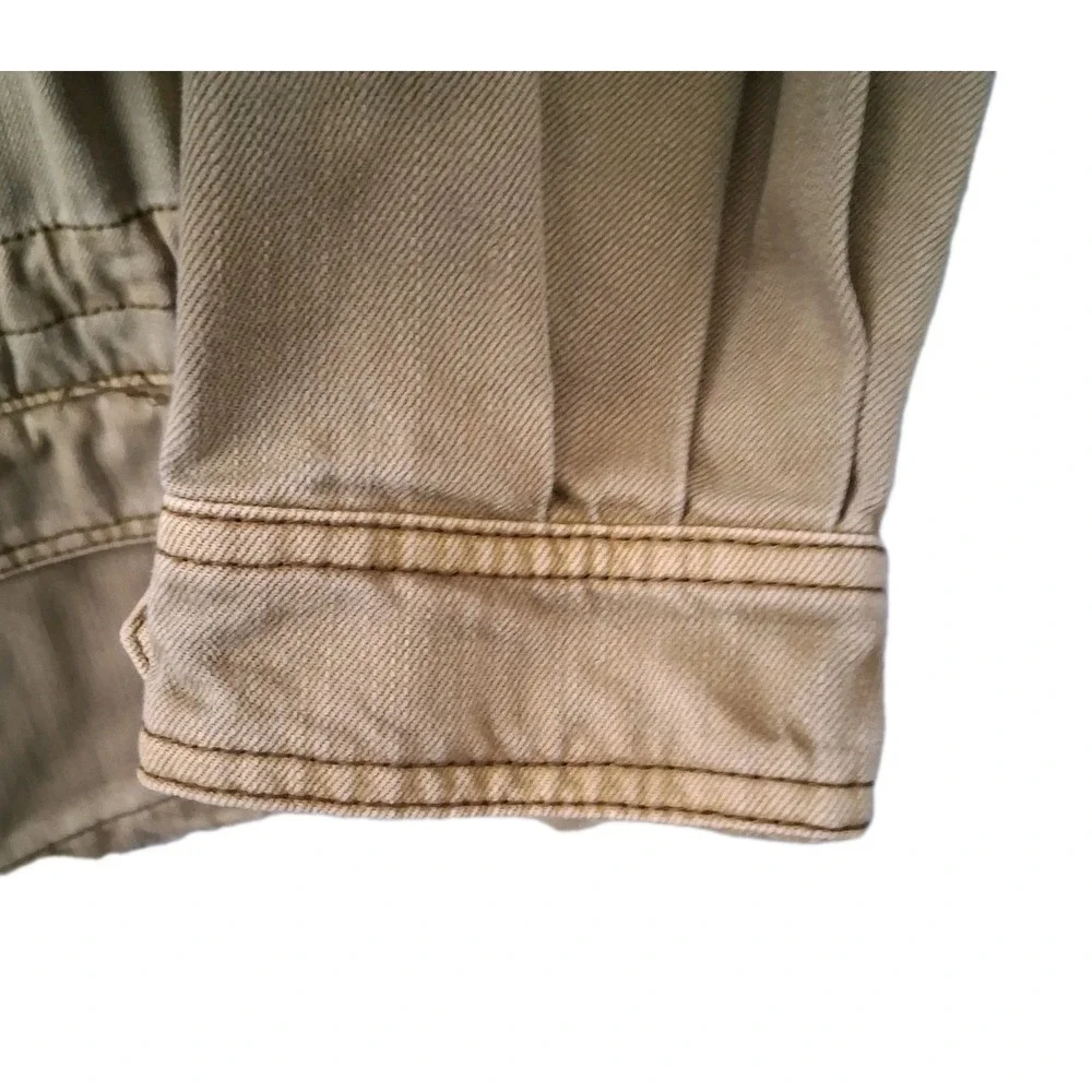 Free People Jacket Women's Small Olive‎ Utility Field Chore Barn Military Safari